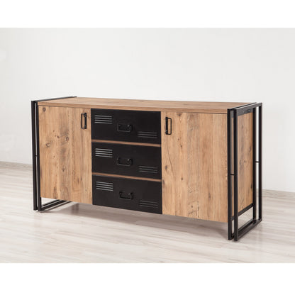 Μπουφές Atlantic Πεύκο
Μαύρο 160x45x80cm | 863SPH3907