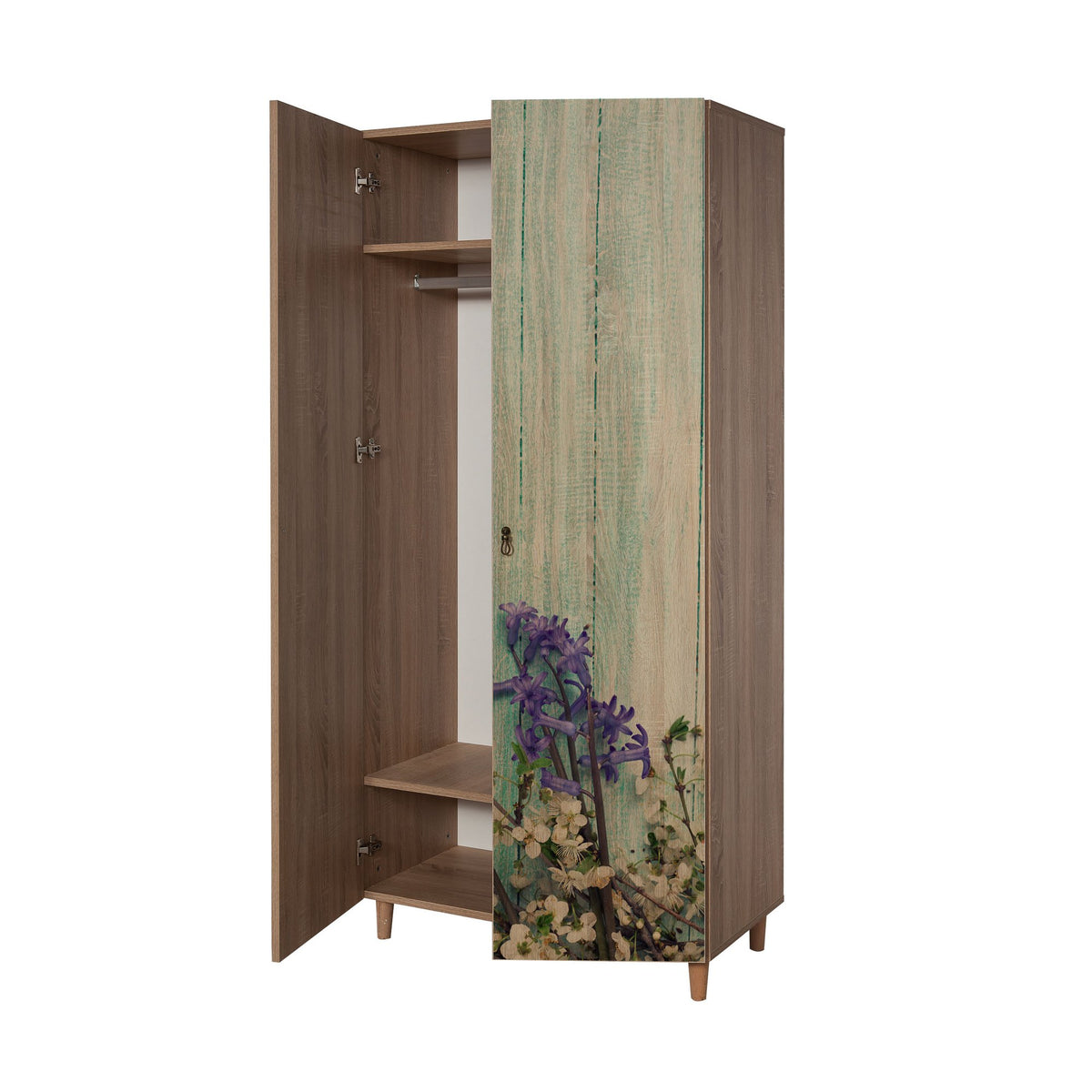 Ντουλάπα 90x192x52 εκ Sonoma Oak 863SPH4205