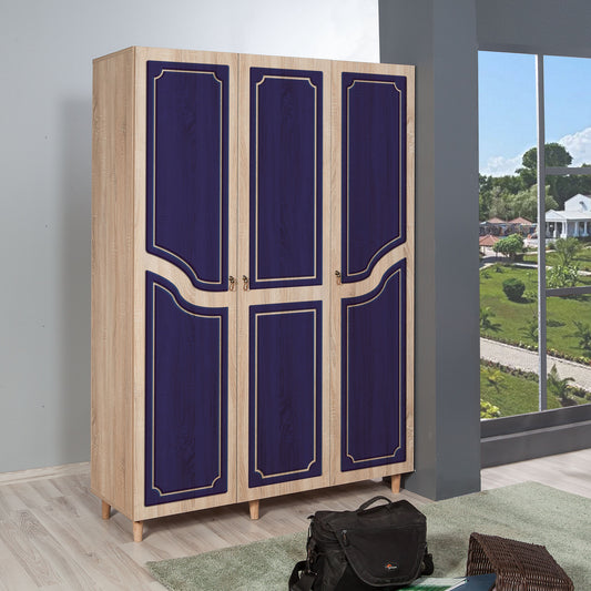 Ντουλάπα 135x192x52 εκ Sonoma Oak 863SPH4216
