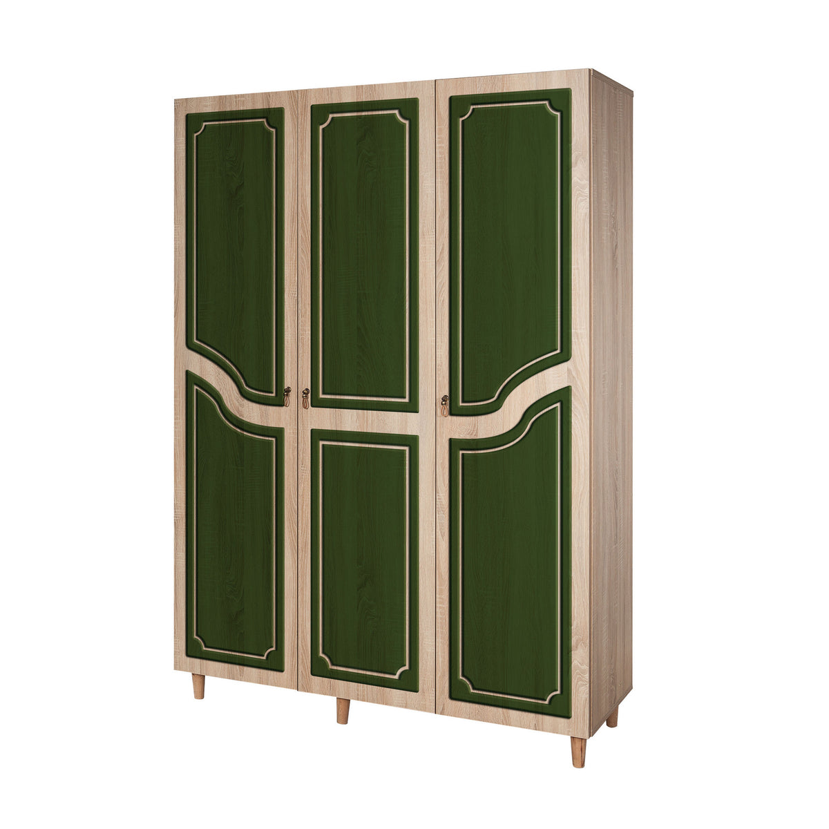 Ντουλάπα 135x192x52 εκ Sonoma Oak 863SPH4219
