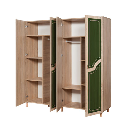 Ντουλάπα 180x192x52 εκ Sonoma Oak 863SPH4229