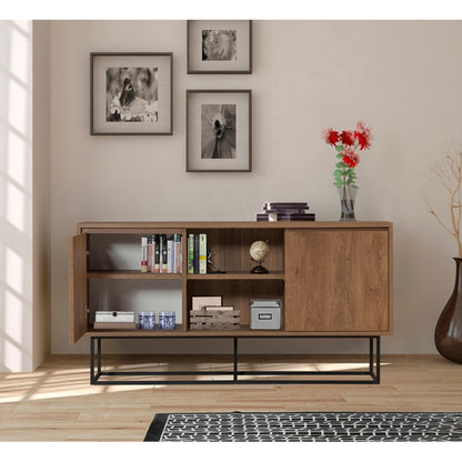 Μπουφές Καρυδί
Μαύρο 140x36x72cm | 863SPH5118