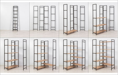 Βιβλιοθήκη 94 × 94 × 181 εκ. Atlantic Pine Μαύρο GR863SPH5130