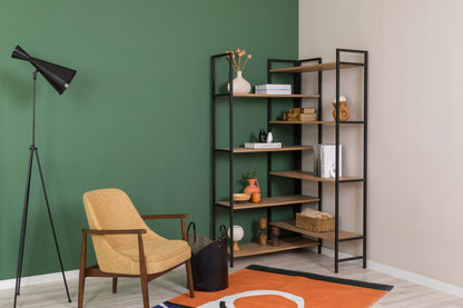 Βιβλιοθήκη 94 × 94 × 181 εκ. Atlantic Pine Μαύρο GR863SPH5130
