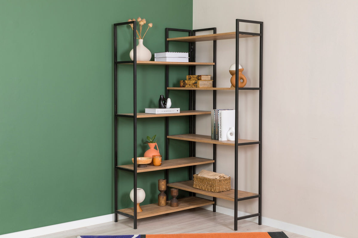 Βιβλιοθήκη 94 × 94 × 181 εκ. Atlantic Pine Μαύρο GR863SPH5130