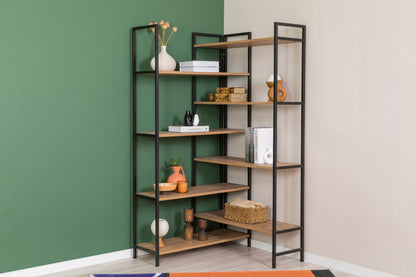 Βιβλιοθήκη 94 × 94 × 181 εκ. Atlantic Pine Μαύρο GR863SPH5130