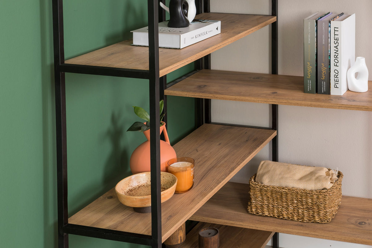 Βιβλιοθήκη 94 × 94 × 181 εκ. Atlantic Pine Μαύρο GR863SPH5130