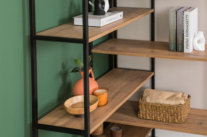 Βιβλιοθήκη 94 × 94 × 181 εκ. Atlantic Pine Μαύρο GR863SPH5130