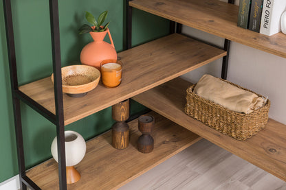 Βιβλιοθήκη 94 × 94 × 181 εκ. Atlantic Pine Μαύρο GR863SPH5130
