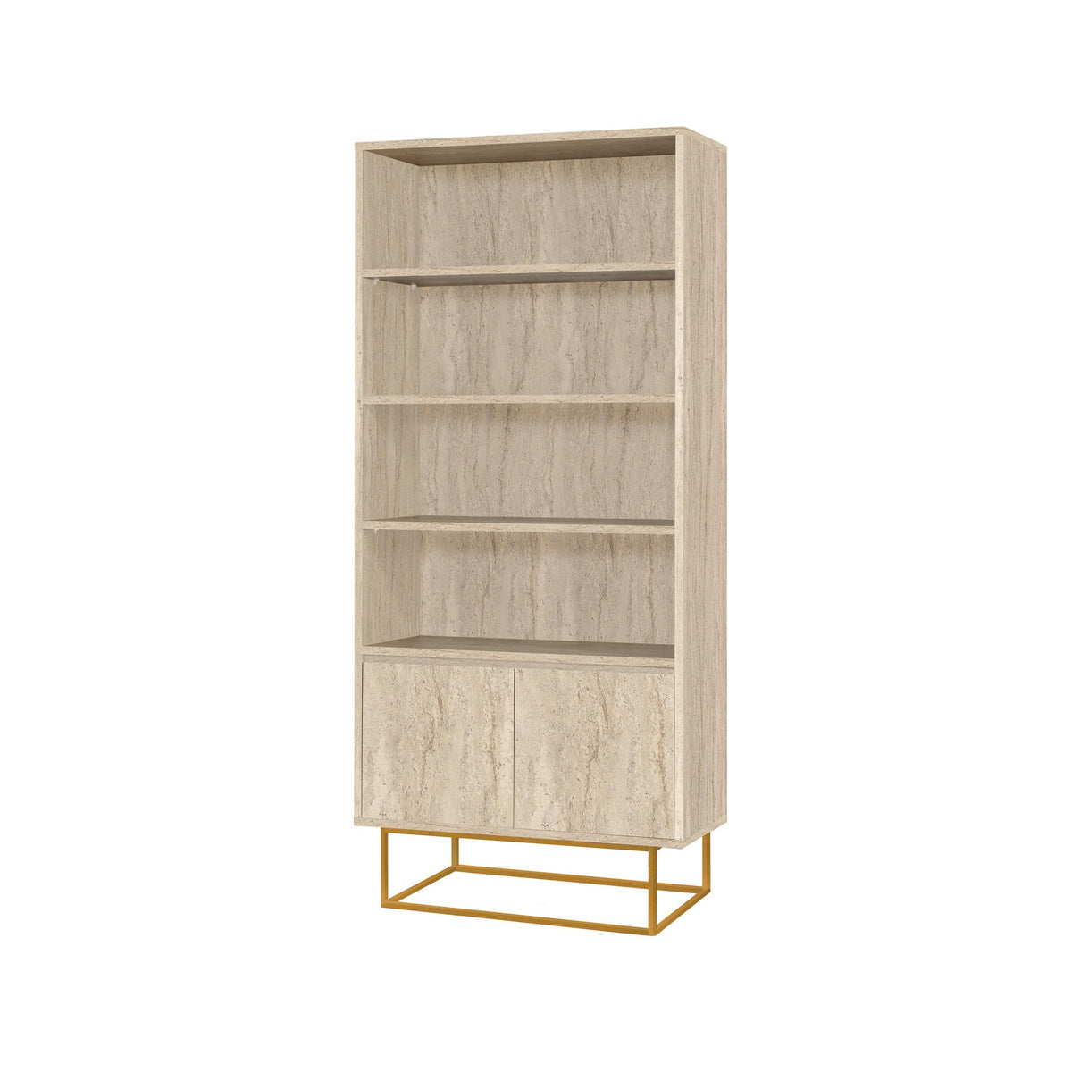 Βιβλιοθήκη 80 × 36 × 182 εκ. Travertine GR869VEL3652