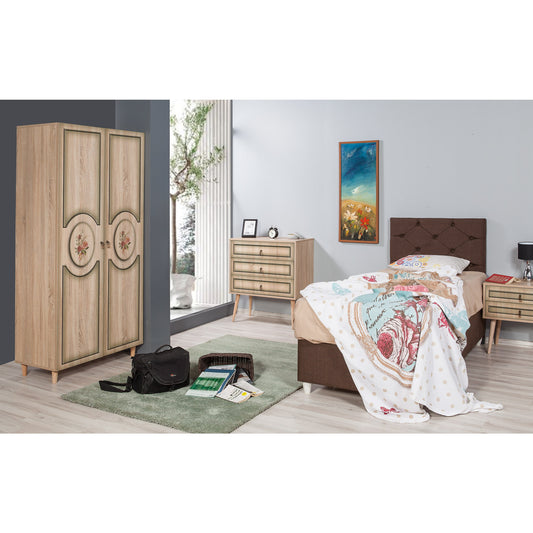 Ντουλάπα 90x192x52 εκ Sonoma Oak 869VEL4235