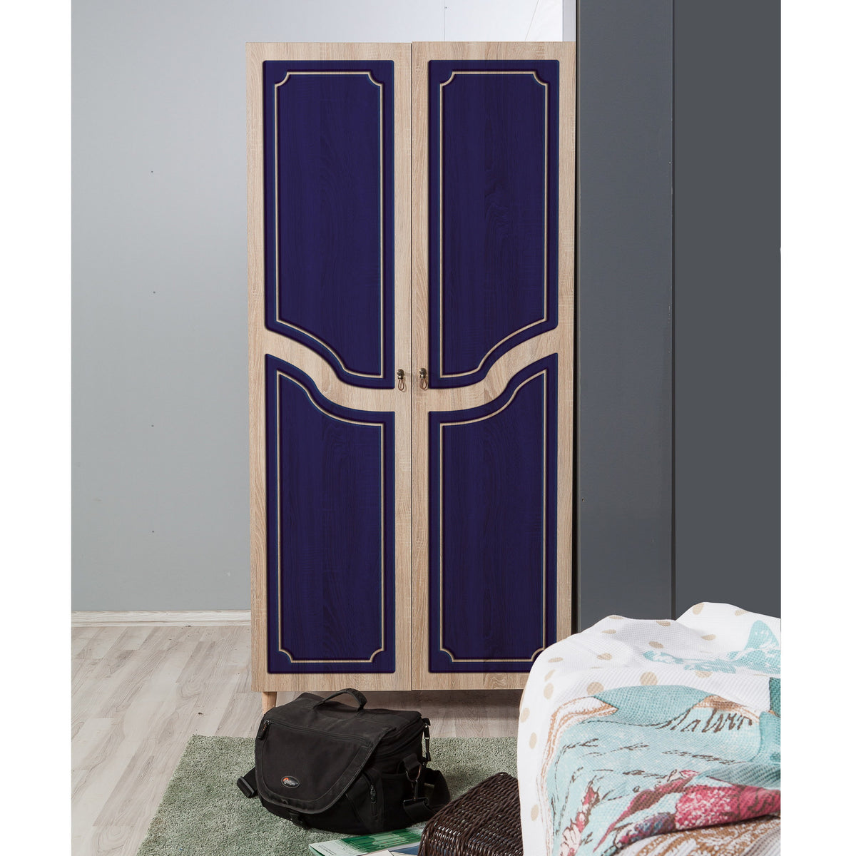 Ντουλάπα 90x192x52 εκ Sonoma Oak 869VEL4236