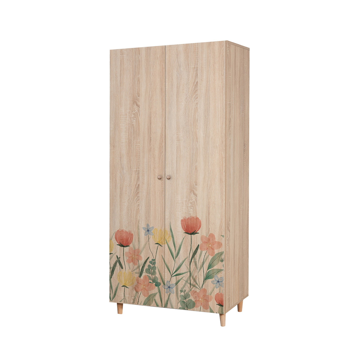 Ντουλάπα 90x192x52 εκ Sonomo 869VEL8675