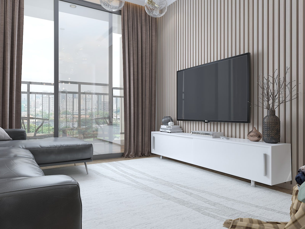 Έπιπλο Τηλεόρασης TV Βάση Σύνθεση Λευκό | 875ZNA3015