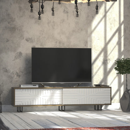 Έπιπλο Τηλεόρασης TV Βάση Σύνθεση Δρυς Λευκό | 875ZNA3019