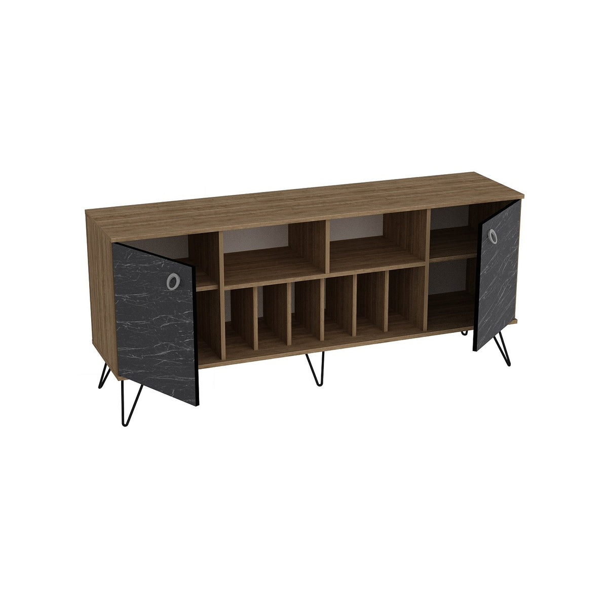 Μπουφές Καρυδί
Μαύρο 180x44,8x78,6cm | 875ZNA3507