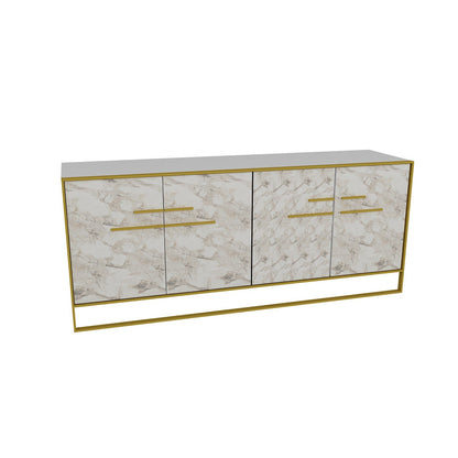 Μπουφές Χρυσό
Λευκό 179,9x47,3x75cm | 875ZNA3512