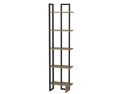 Βιβλιοθήκη 45 × 22 × 180 εκ. Δρυς Μαύρο GR875ZNA3619