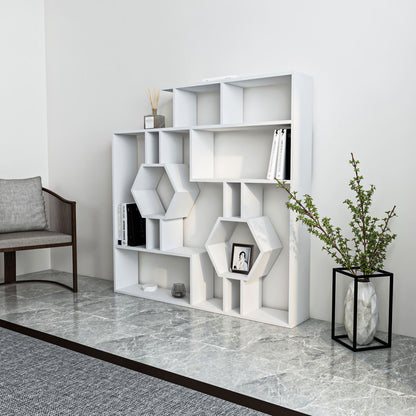 Βιβλιοθήκη 134 × 22 × 134 εκ. Λευκό GR875ZNA3636