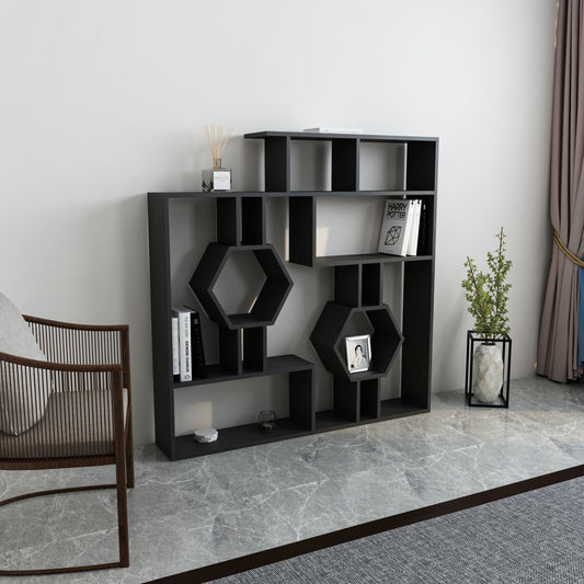 Βιβλιοθήκη 134 × 22 × 134 εκ. Μαύρο GR875ZNA3640