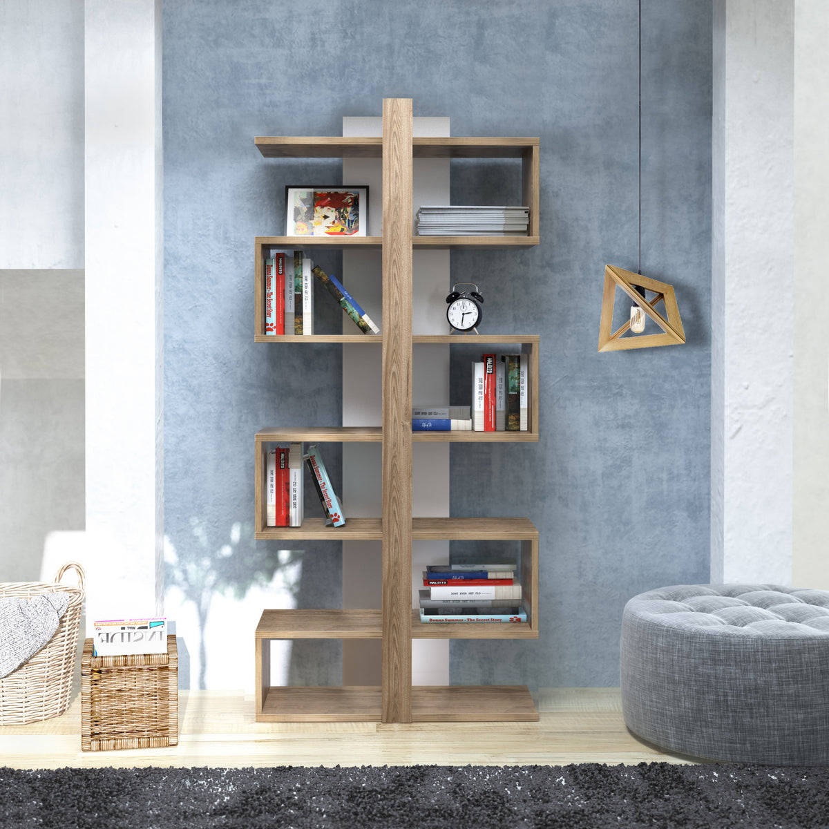 Βιβλιοθήκη 78 × 29,5 × 170 εκ. Δρυς GR875ZNA3644