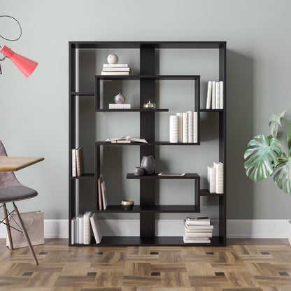 Βιβλιοθήκη 120 × 22 × 156 εκ. Μαύρο GR875ZNA3649