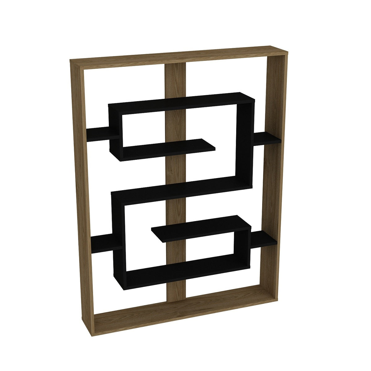 Βιβλιοθήκη 120 × 22 × 156 εκ. Μαύρο Δρυς GR875ZNA3650