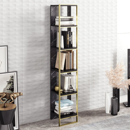 Βιβλιοθήκη 32,2 × 31,3 × 178,5 εκ. Χρυσό Μαύρο GR875ZNA3652