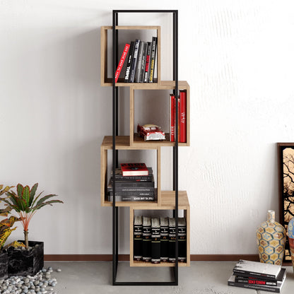 Βιβλιοθήκη 52 × 38 × 160 εκ. Καρυδί Μαύρο GR875ZNA3657