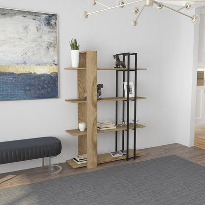 Βιβλιοθήκη 120 × 31 × 160 εκ. Δρυς Μαύρο GR875ZNA3669