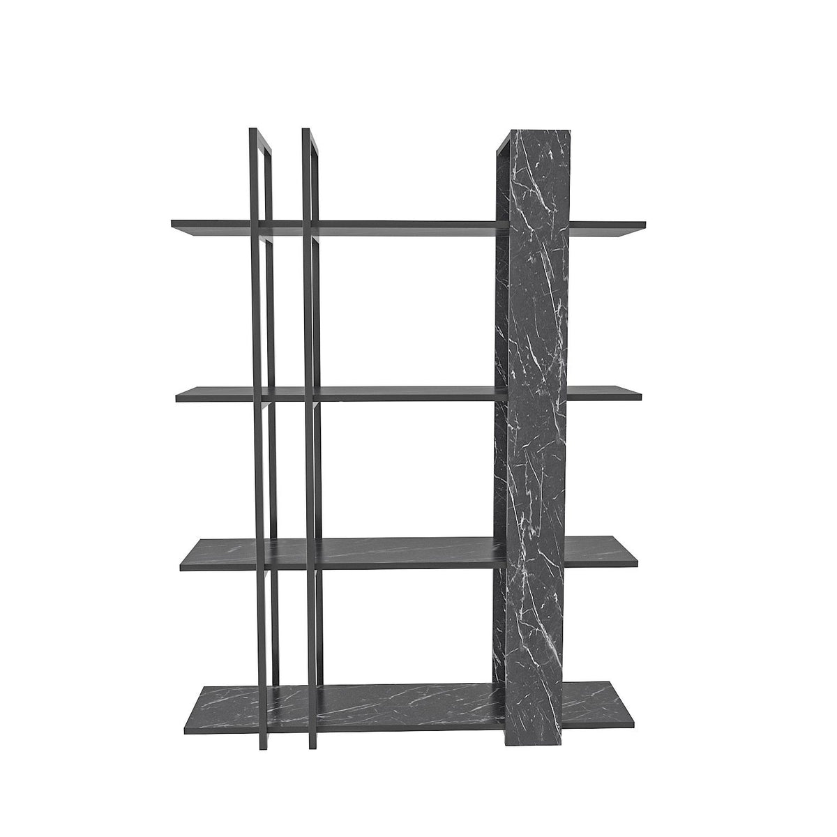Βιβλιοθήκη 120 × 31 × 160 εκ. Bendire Μαύρο GR875ZNA3670