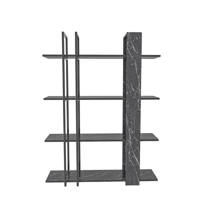 Βιβλιοθήκη 120 × 31 × 160 εκ. Bendire Μαύρο GR875ZNA3670