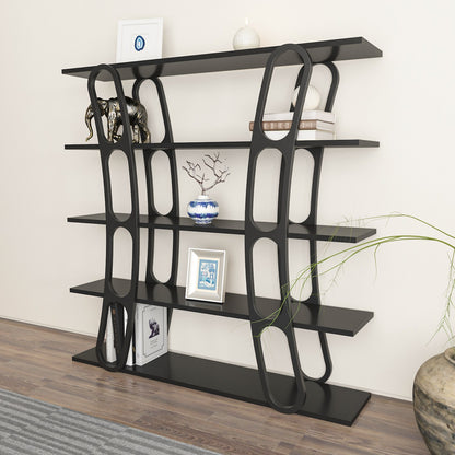 Βιβλιοθήκη 120 × 25 × 120 εκ. Μαύρο GR875ZNA4506