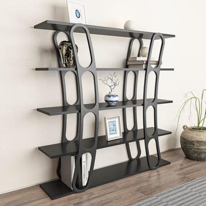 Βιβλιοθήκη 120 × 25 × 120 εκ. Μαύρο GR875ZNA4506