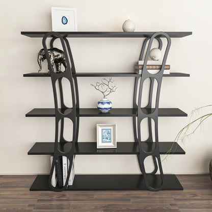 Βιβλιοθήκη 120 × 25 × 120 εκ. Μαύρο GR875ZNA4506