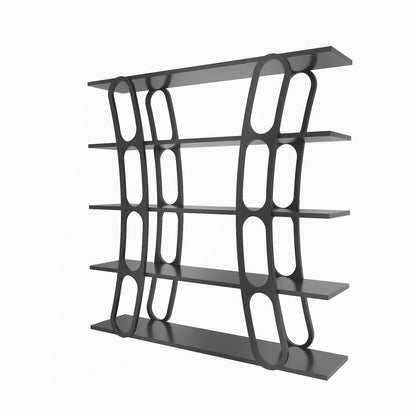 Βιβλιοθήκη 120 × 25 × 120 εκ. Μαύρο GR875ZNA4506