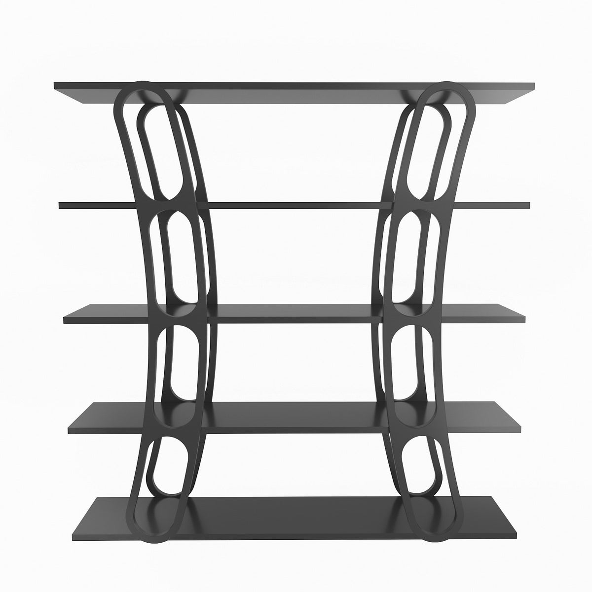 Βιβλιοθήκη 120 × 25 × 120 εκ. Μαύρο GR875ZNA4506