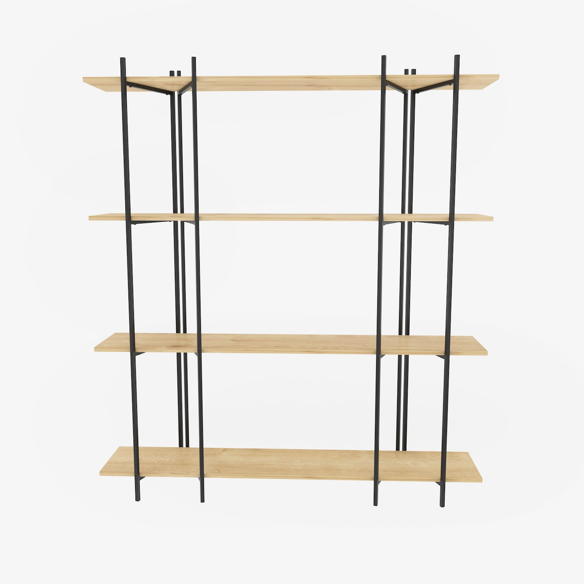 Βιβλιοθήκη 160 × 29,6 × 180 εκ. Δρυς Μαύρο GR875ZNA4550