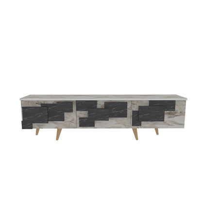 Έπιπλο Τηλεόρασης TV Βάση Σύνθεση Λευκό Marble | 875ZNA4582