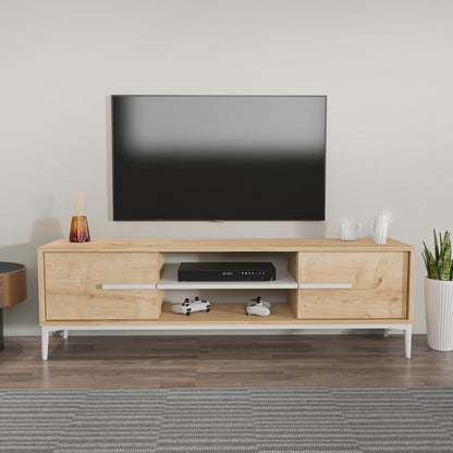 Έπιπλο Τηλεόρασης TV Βάση Σύνθεση Δρυς Λευκό | 875ZNA4594
