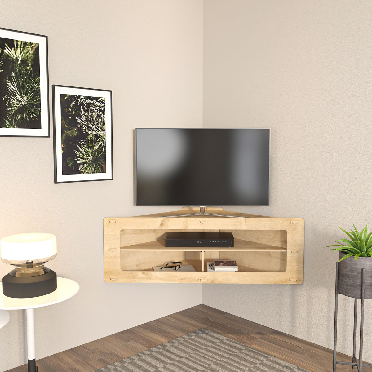 Έπιπλο Τηλεόρασης TV Βάση Σύνθεση Δρυς | 875ZNA4648