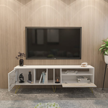 Έπιπλο Τηλεόρασης TV Βάση Σύνθεση Ephesus Χρυσό | 875ZNA5309