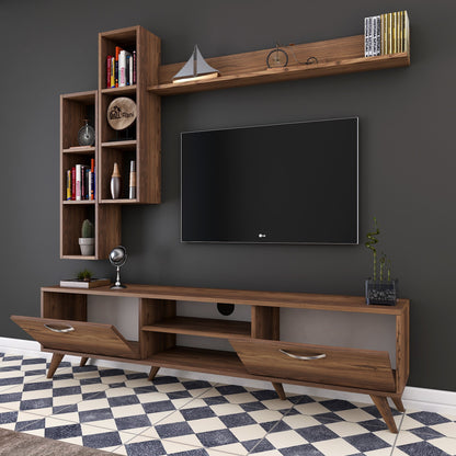 Έπιπλο Τηλεόρασης TV Βάση Σύνθεση Καρυδί | 893RAN1359