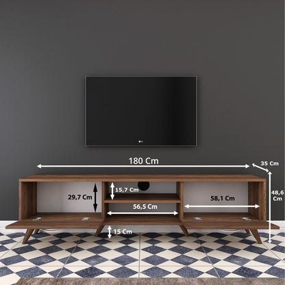 Έπιπλο Τηλεόρασης TV Βάση Σύνθεση Καρυδί | 893RAN3110