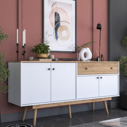 Μπουφές Καρυδί
Λευκό 180x45x87,6cm | 893RAN5112