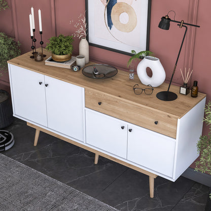 Μπουφές Καρυδί
Λευκό 180x45x87,6cm | 893RAN5112