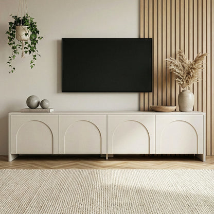 Έπιπλο Τηλεόρασης TV Βάση Σύνθεση Κρεμ | 903NRD1102