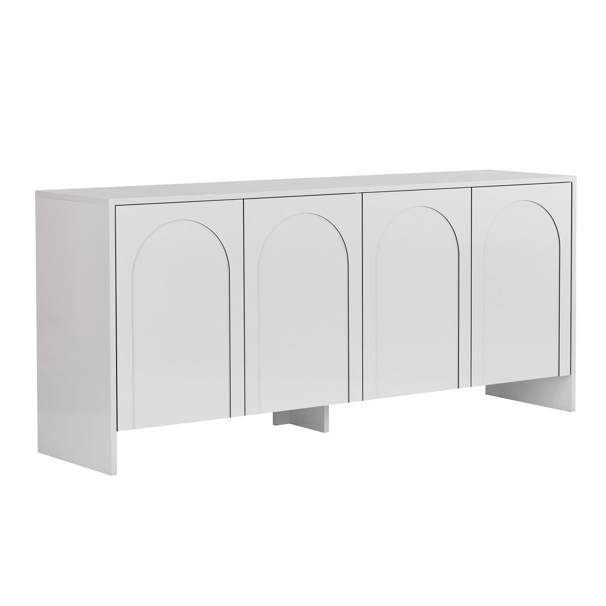 Μπουφές Λευκό 180x45x80cm | 903NRD1106