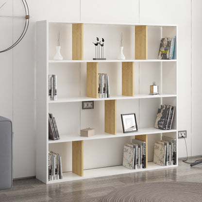 Βιβλιοθήκη 145,2 × 25 × 145 εκ. Δρυς Λευκό GR935CMN1108