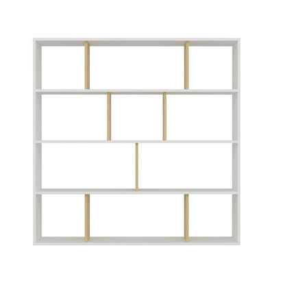 Βιβλιοθήκη 145,2 × 25 × 145 εκ. Δρυς Λευκό GR935CMN1108